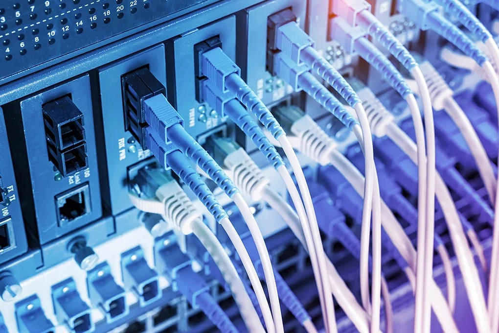 wiring red wifi cables. 
